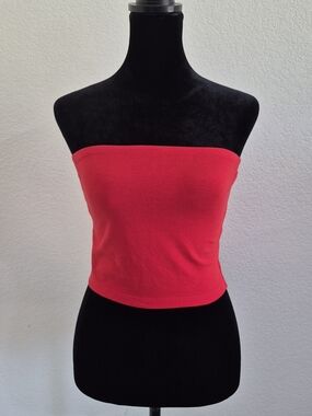 Forever 21 Kids Bright Red Tube Top